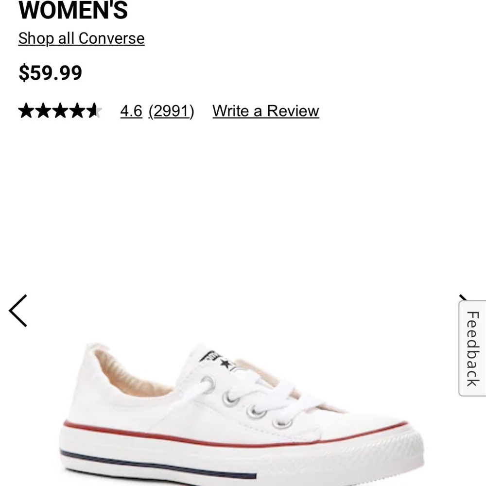 Like NEW womens converse Chuck Taylor slip on